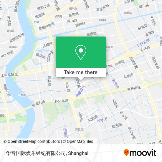 华音国际娱乐经纪有限公司 map