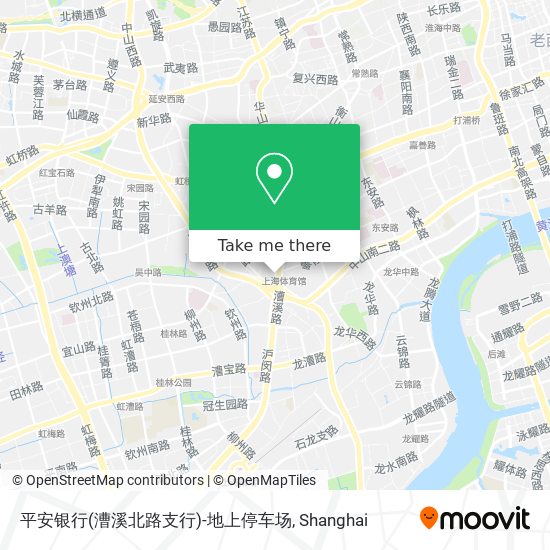 平安银行(漕溪北路支行)-地上停车场 map