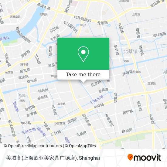 美域高(上海欧亚美家具广场店) map
