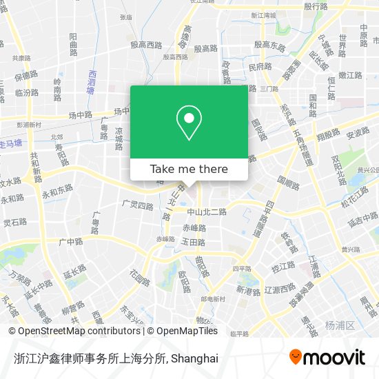 浙江沪鑫律师事务所上海分所 map