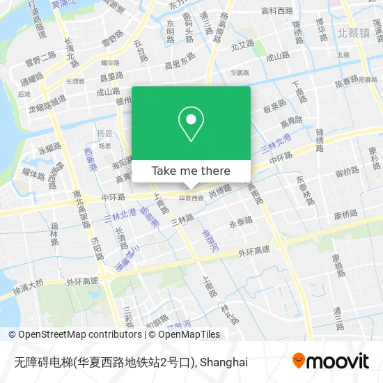 无障碍电梯(华夏西路地铁站2号口) map