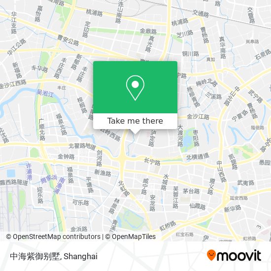 中海紫御别墅 map