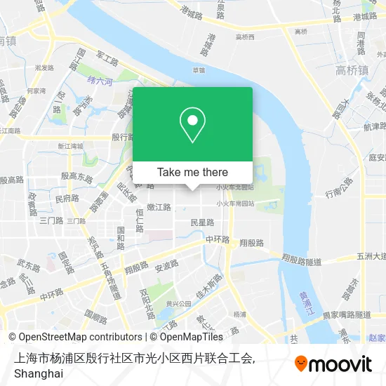 上海市杨浦区殷行社区市光小区西片联合工会 map