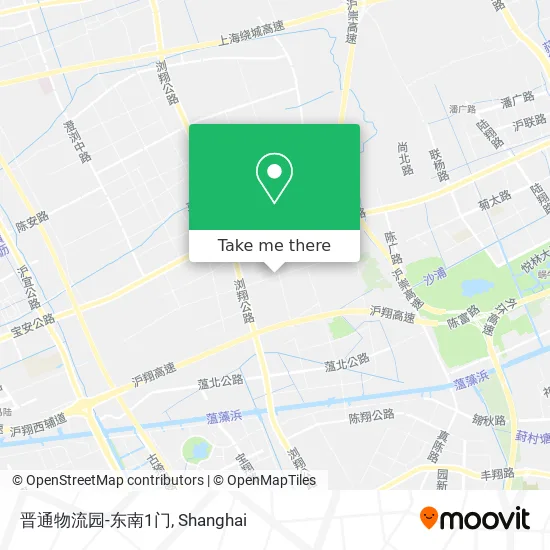 晋通物流园-东南1门 map