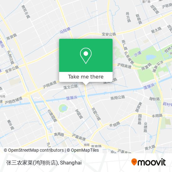 张三农家菜(鸿翔街店) map