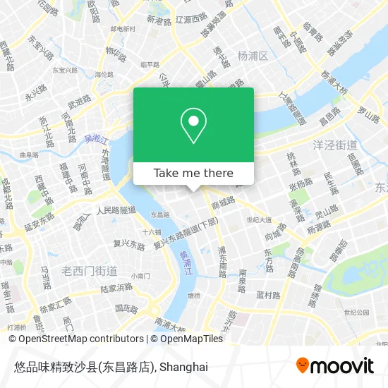 悠品味精致沙县(东昌路店) map