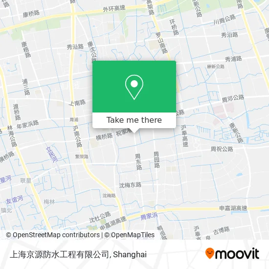 上海京源防水工程有限公司 map