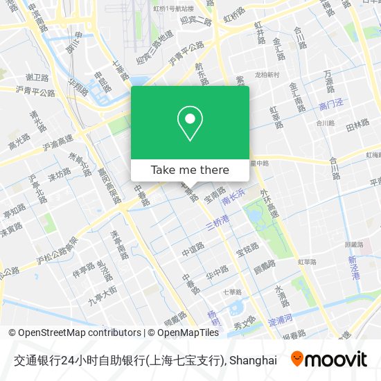 交通银行24小时自助银行(上海七宝支行) map
