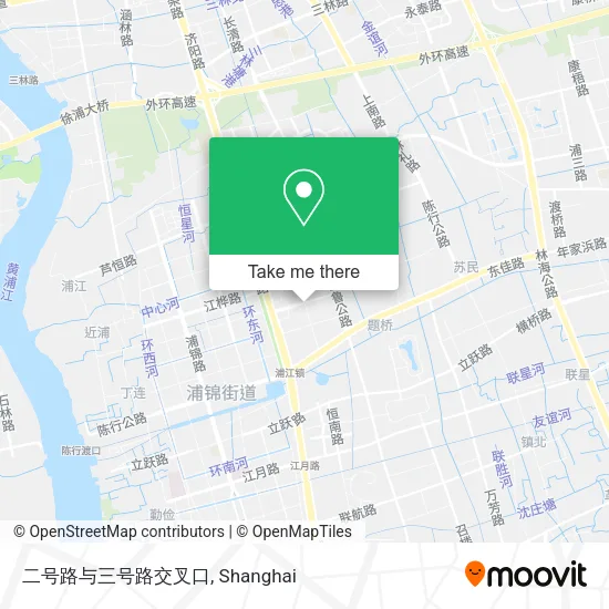 二号路与三号路交叉口 map