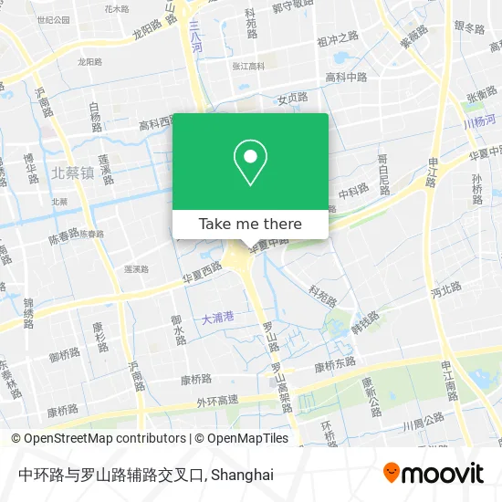 中环路与罗山路辅路交叉口 map