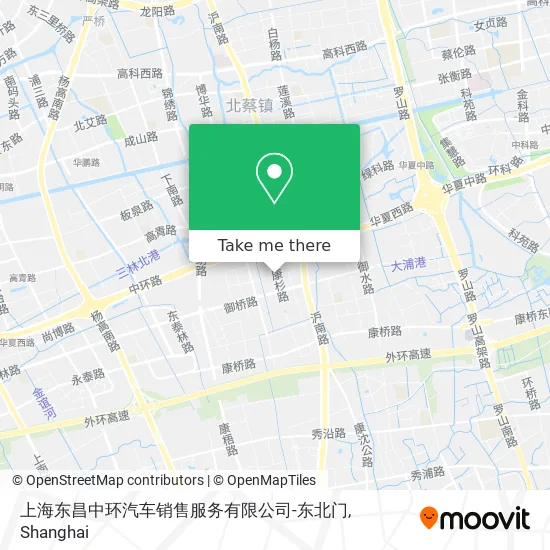 上海东昌中环汽车销售服务有限公司-东北门 map