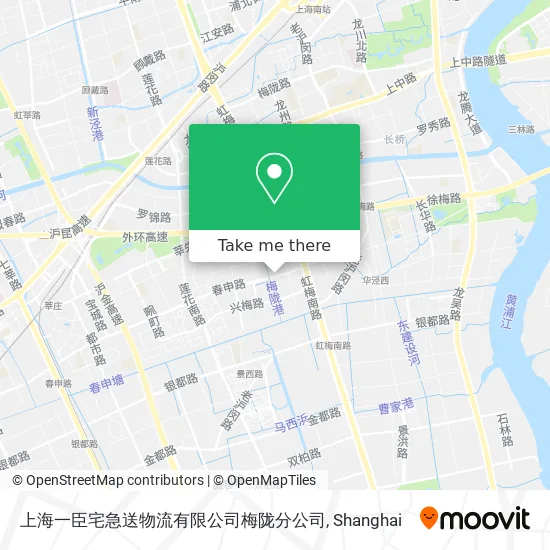 上海一臣宅急送物流有限公司梅陇分公司 map