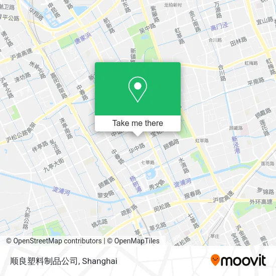 顺良塑料制品公司 map