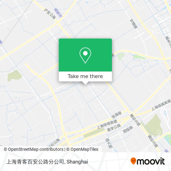 上海青客百安公路分公司 map
