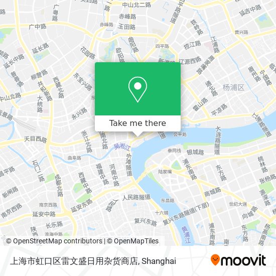 上海市虹口区雷文盛日用杂货商店 map