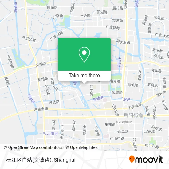 松江区血站(文诚路) map