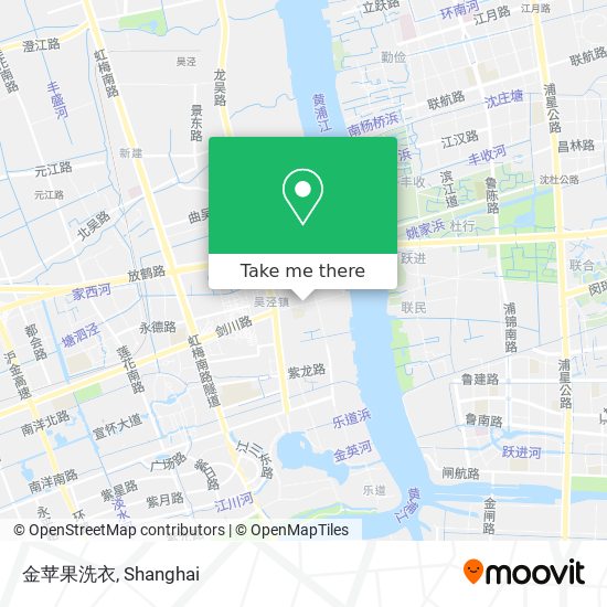 金苹果洗衣 map