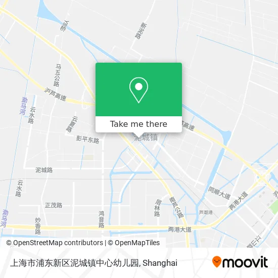 上海市浦东新区泥城镇中心幼儿园 map