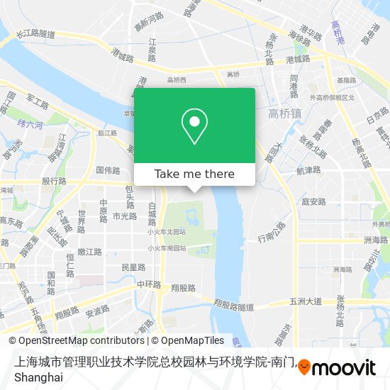 上海城市管理职业技术学院总校园林与环境学院-南门 map