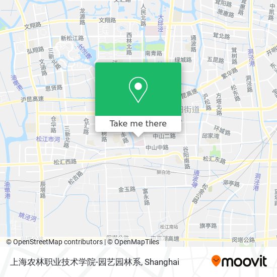 上海农林职业技术学院-园艺园林系 map