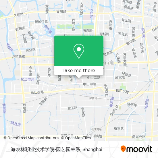上海农林职业技术学院-园艺园林系 map