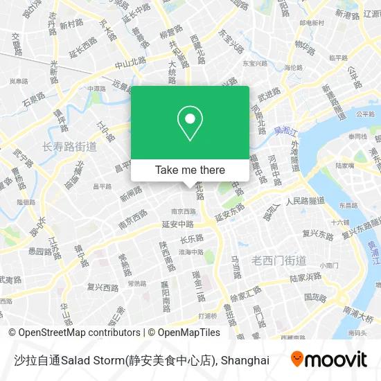 沙拉自通Salad Storm(静安美食中心店) map