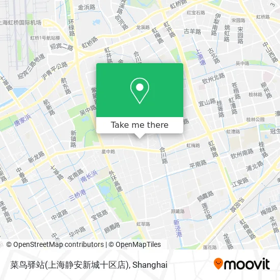 菜鸟驿站(上海静安新城十区店) map
