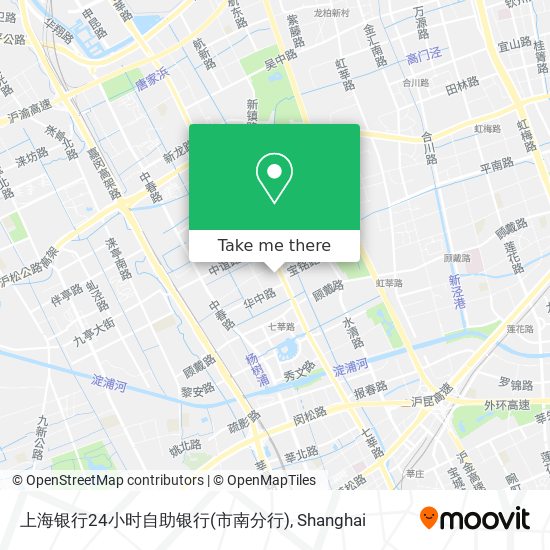 上海银行24小时自助银行(市南分行) map