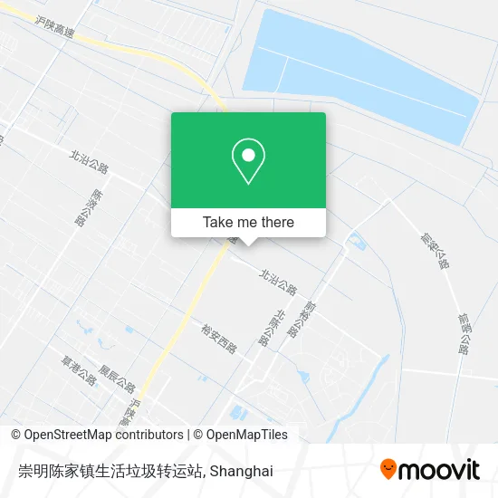 崇明陈家镇生活垃圾转运站 map