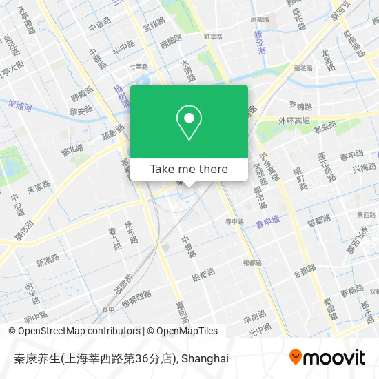 秦康养生(上海莘西路第36分店) map