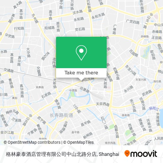 格林豪泰酒店管理有限公司中山北路分店 map
