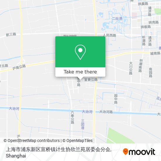 上海市浦东新区宣桥镇计生协欣兰苑居委会分会 map