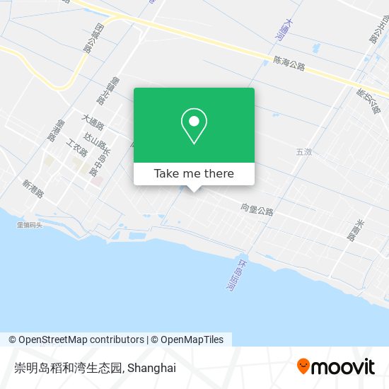 崇明岛稻和湾生态园 map