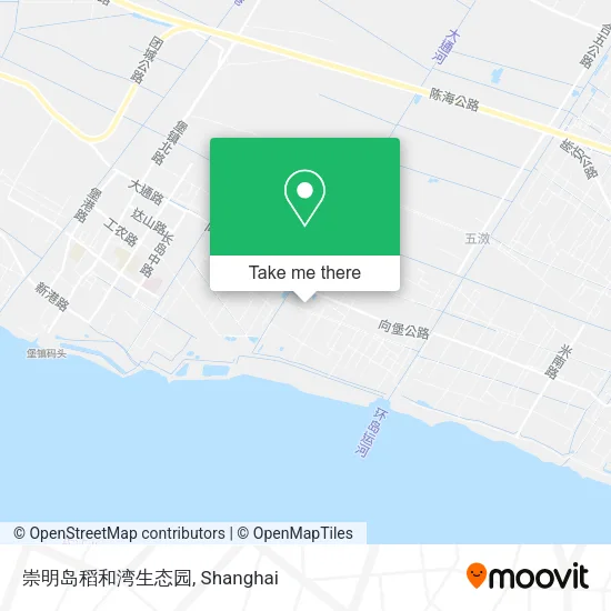 崇明岛稻和湾生态园 map