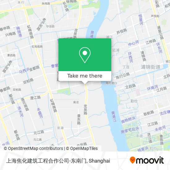 上海焦化建筑工程合作公司-东南门 map