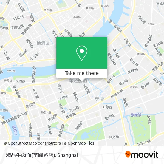 精品牛肉面(苗圃路店) map