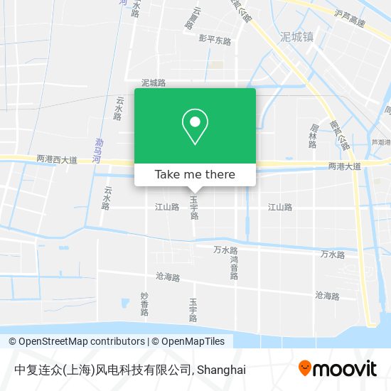 中复连众(上海)风电科技有限公司 map