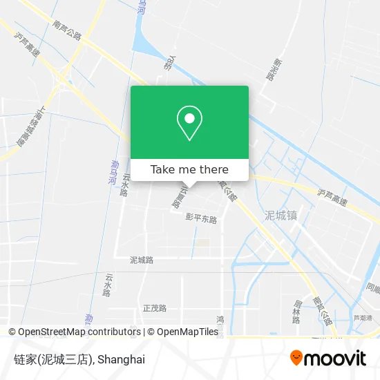 链家(泥城三店) map