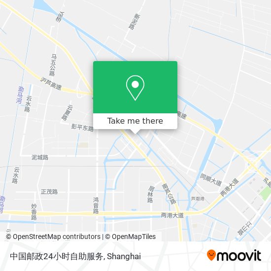 中国邮政24小时自助服务 map