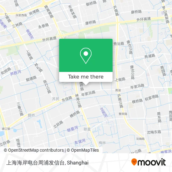 上海海岸电台周浦发信台 map