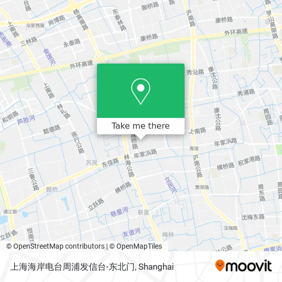 上海海岸电台周浦发信台-东北门 map