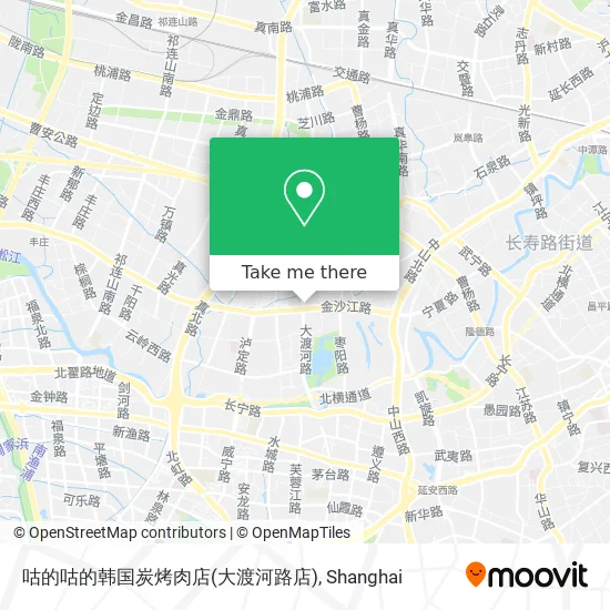 咕的咕的韩国炭烤肉店(大渡河路店) map