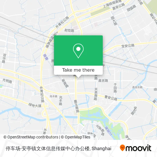 停车场-安亭镇文体信息传媒中心办公楼 map