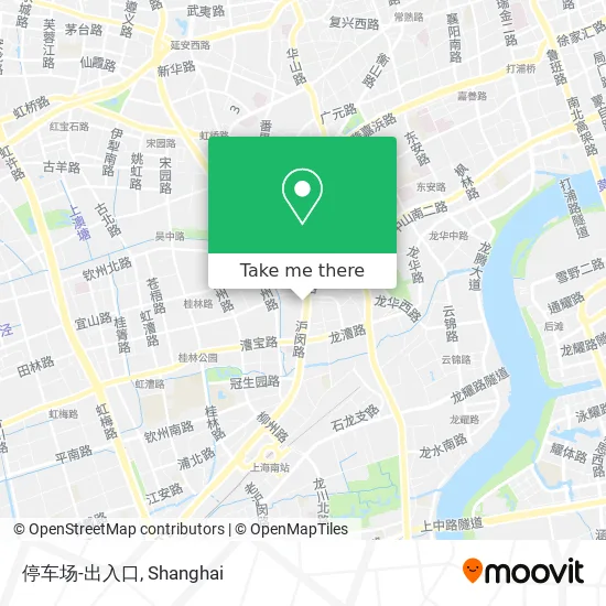 停车场-出入口 map