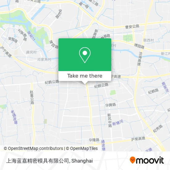 上海蓝嘉精密模具有限公司 map