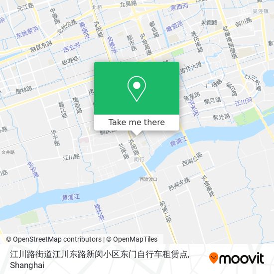 江川路街道江川东路新闵小区东门自行车租赁点 map