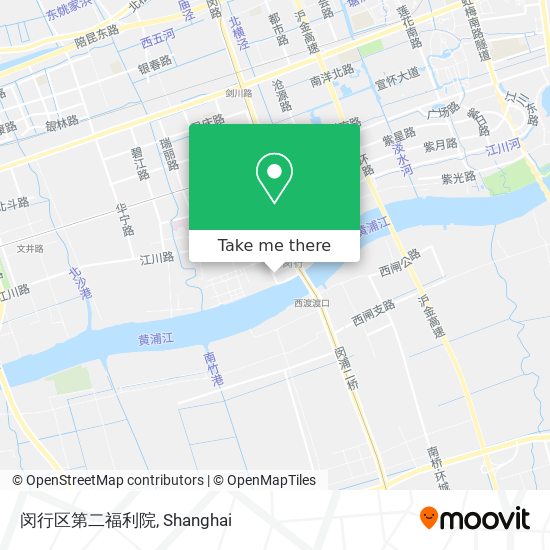 闵行区第二福利院 map