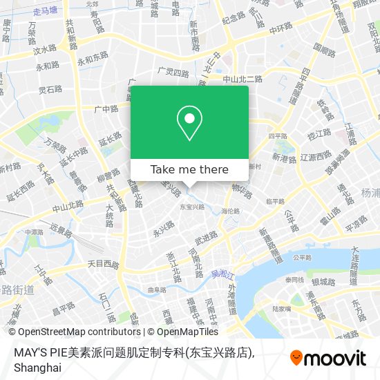 MAY'S PIE美素派问题肌定制专科(东宝兴路店) map