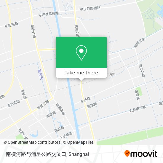 南横河路与浦星公路交叉口 map