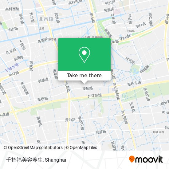 千指福美容养生 map